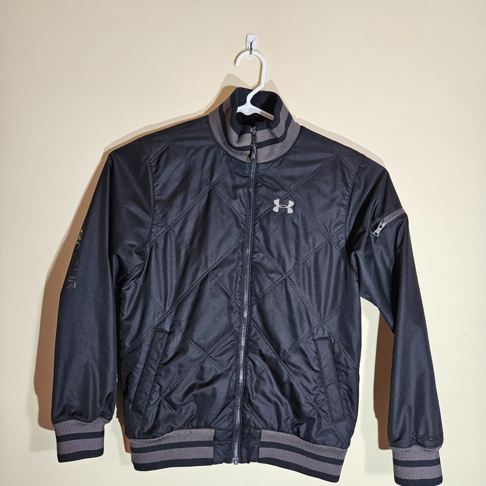 Under Armour‎ Storm Jacket Men's Size Small Black Focus 1232116 Outdoor